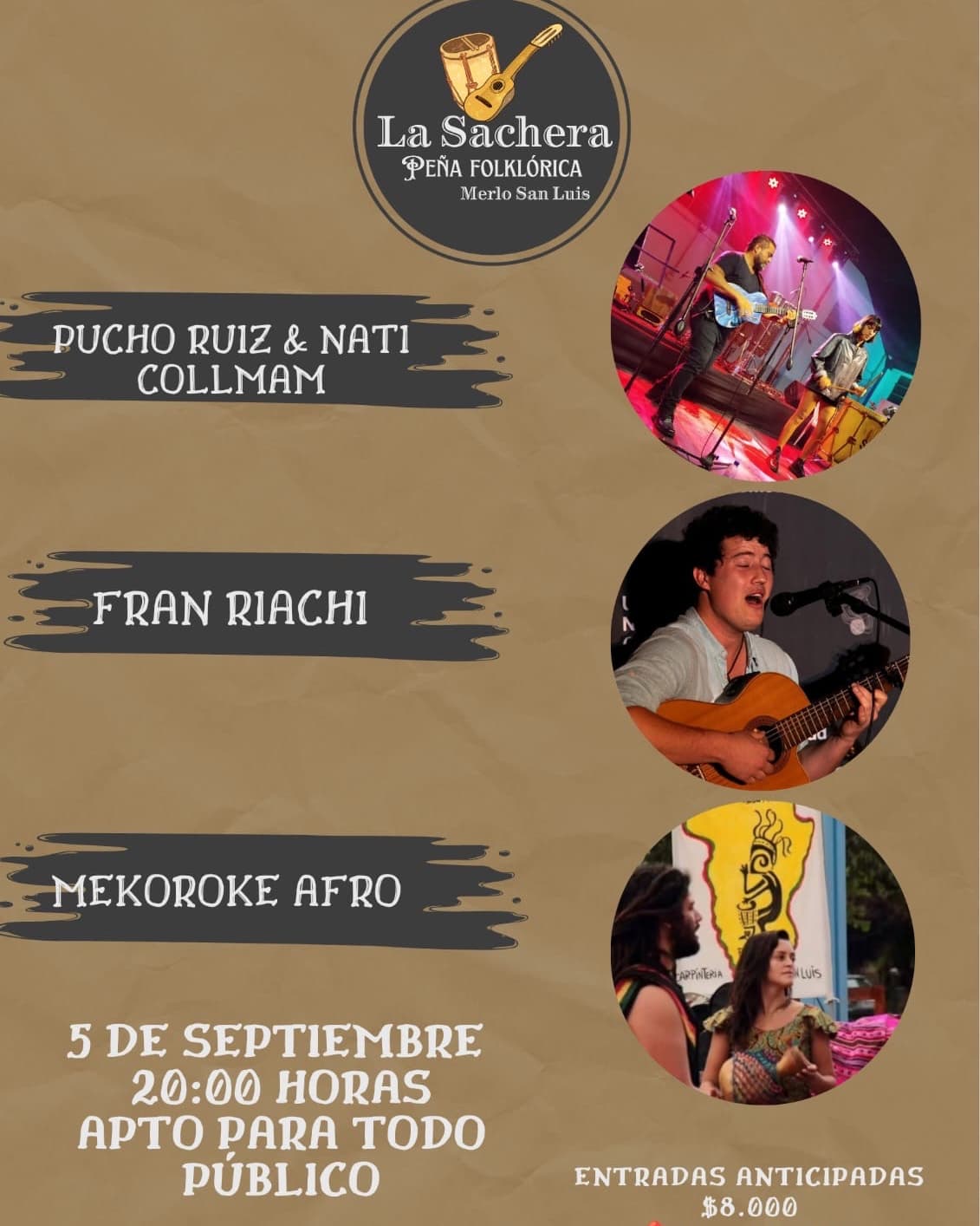 Evento anterior: La Sachera - Peña Folklorica - Merlo