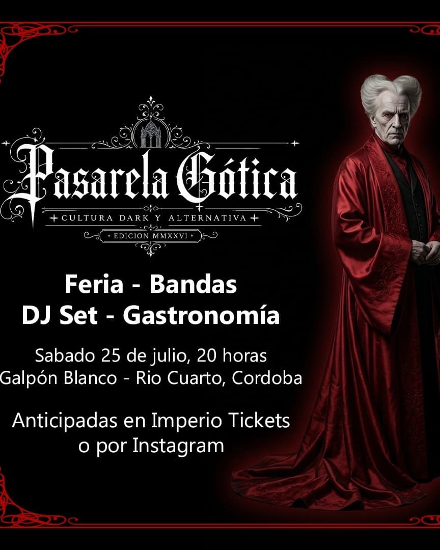 Evento anterior: Pasarela Gótica - Río Cuarto